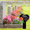thumbnail image 2 of Acrylic Memorial Garden Stake for Mom, Waterproof Heart/Butterfly Cemetery Grave Markers for Outdoor Yard, Sympathy Bereavement Remembrance Gift, 2 of 7