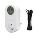 thumbnail image 4 of Termostato Enchufe de salida de termostato digital WiFi Enchufe de salida de 16A Aplicación Tuya Controlador de temperatura de enchufe de control de voz 5 + 1 + 1 Seis períodos y modo de calefa Maboto Termostato, 4 of 5