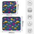 thumbnail image 2 of Ryvnso Art Tulip Flowers Dish Drying Mat for Kitchen Countertop 16x18 Small Dish Pad Drainer Rack Dish Sink Mats, 2 of 7