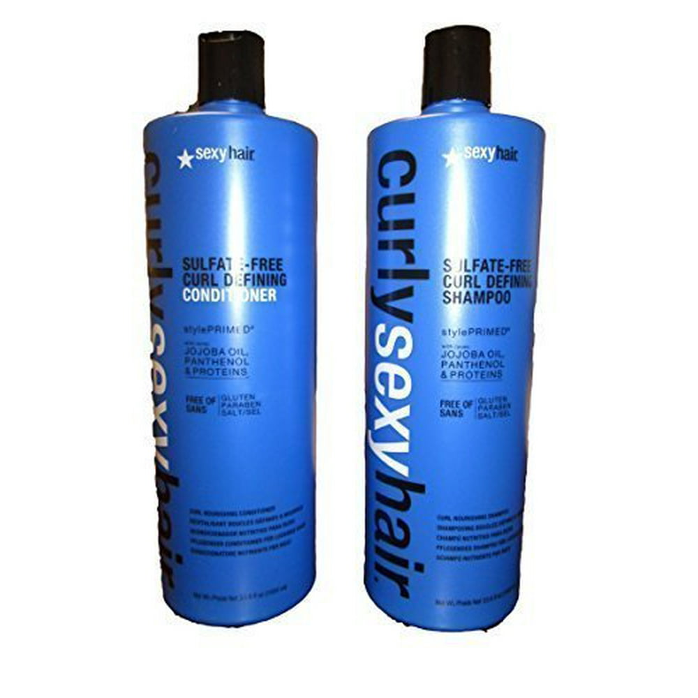 Curly Sexy Hair Curl Defining Sulfate- Free Shampoo & Conditioner Duo 2