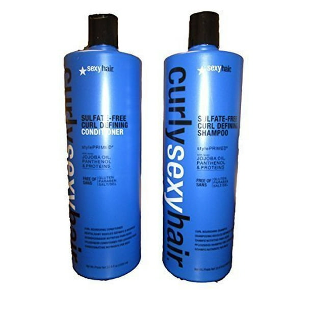 Curly Sexy Hair Curl Defining Sulfate Free Shampoo & Conditioner Duo 2