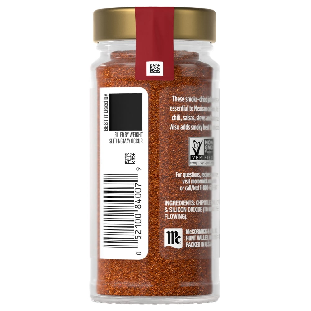 McCormick Gourmet Chipotle Chile Pepper 2 oz - 5 Pack