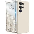 thumbnail image 1 of SHILIU-for Samsung S25 Ultra Case, Liquid Silicone Case with Camera Protection with Microfiber Lining Shockproof Phone Case Cover for Samsung S25 Ultra 6.9 inch, Cream, 1 of 4