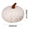 thumbnail image 2 of Vfedsrsge Halloween Pumpkin Pillow - Soft Plush Lamb Wool Filled, 3D Realistic, 25cm, Fall Farmhouse Decor, Cute Toy for Couch Bed, Gift for Kids Adults, 2 of 3