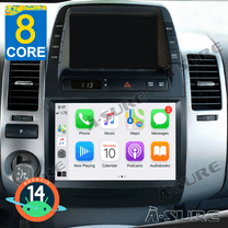 8 Core 4 64GB Android 14 Car Radio Stereo for Toyota Prius 2004-2009, 9" Wireless CarPlay Android Auto GPS Navi Wi-Fi Bluetooth 4G LTE SWC DSP FM RDS
