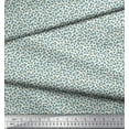 thumbnail image 2 of Soimoi Moss Georgette Fabric Flower Artistic Decor Fabric Printed Yard 42 Inch Wide, 2 of 3