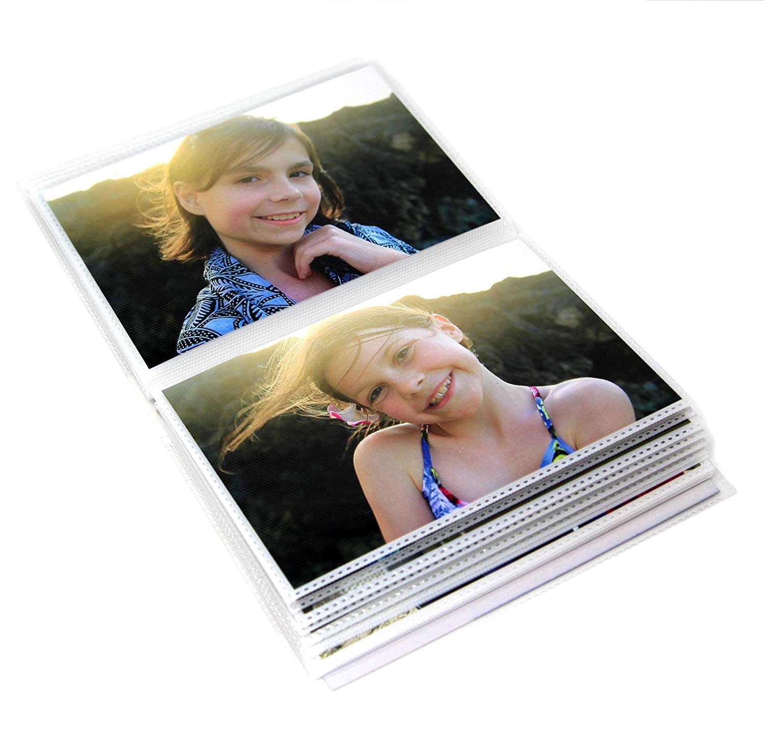 Clear Pocket 4 x 6 Format Photo Albums Pack of 3, Each Mini Album Has 24  See-Through Pockets. Flexible, Removable Covers. - CocoPolka Company