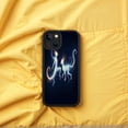 thumbnail image 5 of Ethereal Dragon Design iPhone 15 Case - Lightweight Yellowing Resistant Glowing Blue & Yellow Creatures on Dark Background, 5 of 6