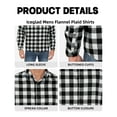 thumbnail image 6 of Iceglad Mens Flannel Plaid Shirts Long Sleeve Button Down Shirt Casual Shirts Work Shirts for Men, 6 of 9