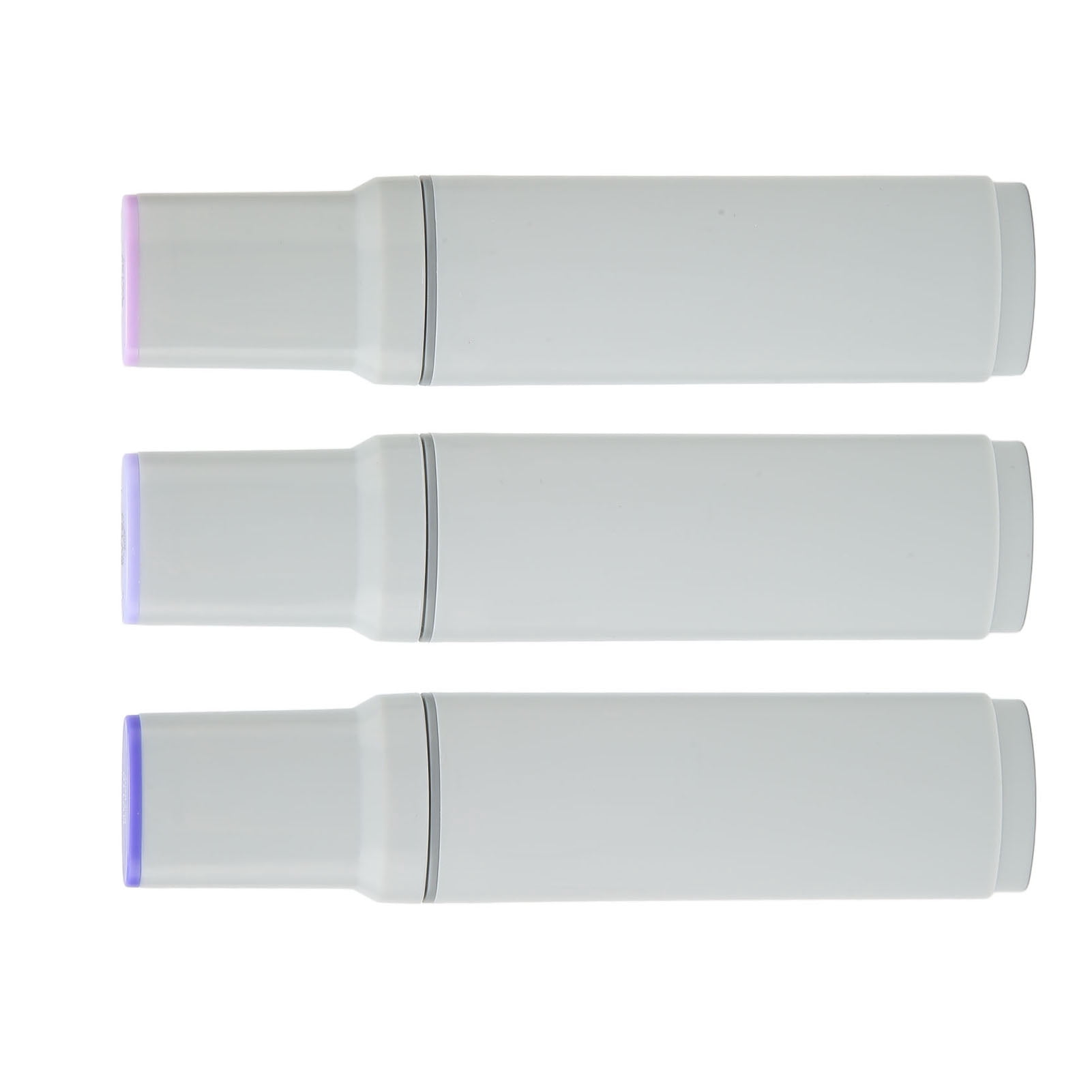 Rupoun Professional Jumbo Art Markers Set, Large Wide Head Quick Drying Refillable Paint Pen Set for DIY Painting and Drawing, Blue Purple Ink, 3 Count Pack