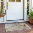 thumbnail image 5 of Addison Rugs Chantille Indoor/Outdoor Transitional Watercolors Beige Washable Rectangle Rug, 1'8" x 2'6", 5 of 5