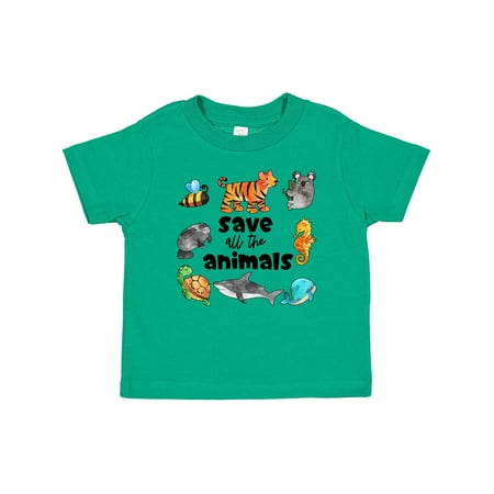 

Inktastic Save All the Animals- Cute Gift Baby Boy or Baby Girl T-Shirt