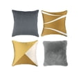 thumbnail image 1 of Set de 4 Cojines Decorativos Coprire 45 x 45 cm Dorado, 1 of 6
