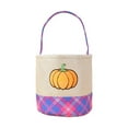 thumbnail image 1 of Halloween Storage Pumpkin Design Fabric Organizer for Living Room Bedroom Home Textile, 1 of 5