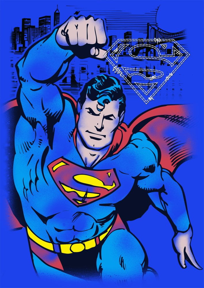 Download Superman Flying Action Pose | Wallpapers.com