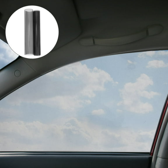 LEORX Car Window Privacy Film 1Pcs 59X7.9X0.4In Black Pet Plastic for Windshield Tinting