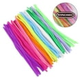 thumbnail image 1 of HAMPPLIES 100Pack Chenille Stems Pipe Assorted Color Diy Craft Material For Kids Birthday Party Supplies, 1 of 7