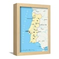 thumbnail image 1 of Portugal Political Map, Framed Art Print Wall Art by Peter Hermes Furian Sold by Art.Com, 1 of 5