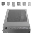 thumbnail image 5 of Antec NX300BLACK Nx Series Nx300 Black, Mid-tower Atx Gaming Case, Tempered Glass Side Panel, Led Strip Front Panel, 1 X 120 Mm Argb Fan Included, 5 of 9