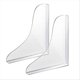 thumbnail image 1 of Shower Splash Guard 2Pcs Thickened Bathroom Bath Tub Splash Guards, 1 of 5