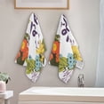 thumbnail image 4 of Hello Spring Florals Leaves Garland Hand Towel Absorbent Bath Towels for Bathroom Sports Gym 28" x 14" Set of 2, 4 of 8