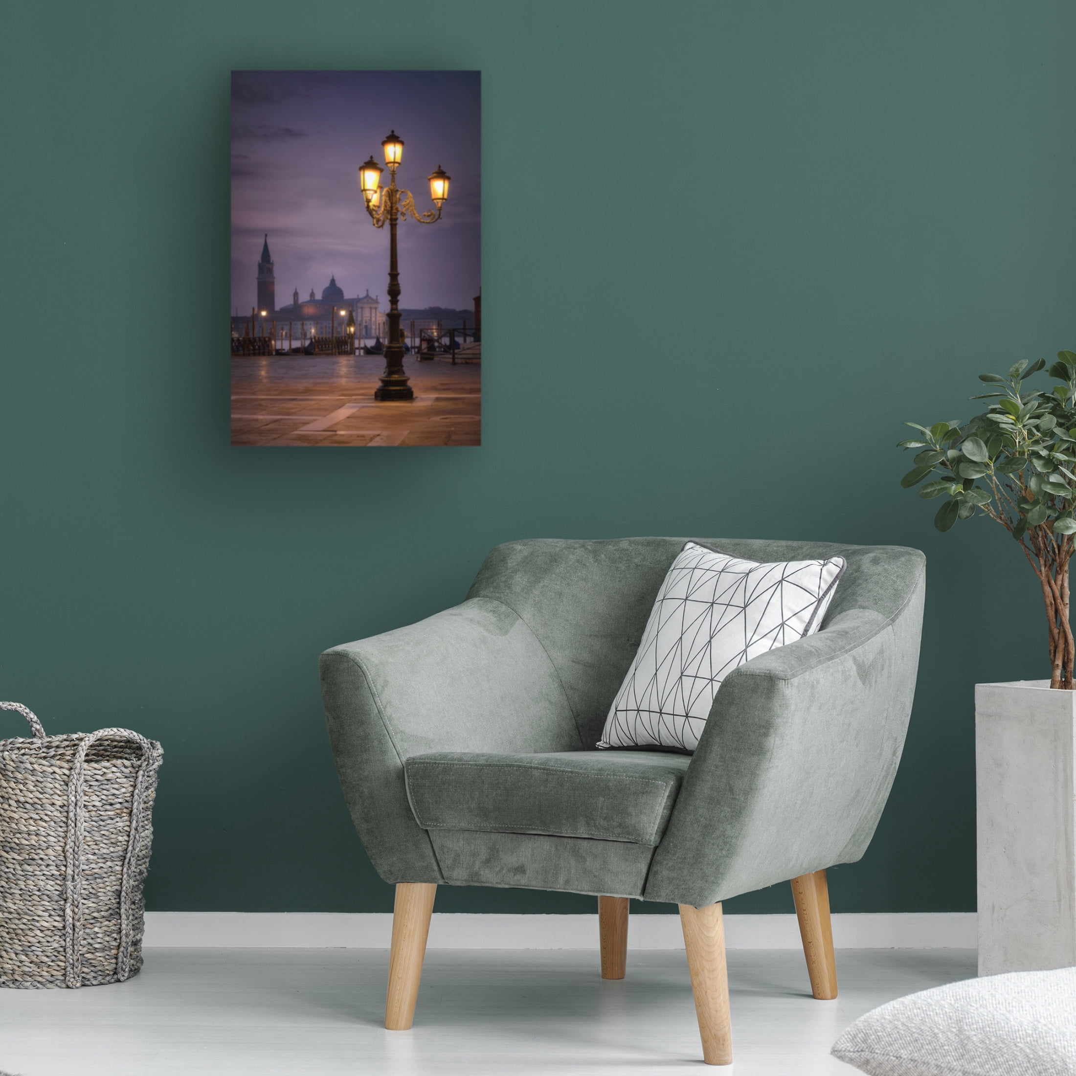 Trademark Fine Art Bartolome Lopez Sunrise in Venice Canvas Wall Art