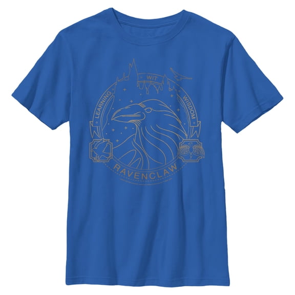 Boys Harry Potter Ravenclaw House Emblem T Shirt