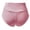 Pink, variant on LINGLANG Women's High Waist Solid Color Slim Fit Stretchy Shorts Tummy Control Lifting Yoga Shorts Athletic Workout Gym Fitness Running Pants