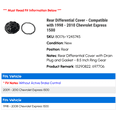 thumbnail image 2 of Rear Differential Cover - Compatible with 1998 - 2010 Chevy Express 1500 1999 2000 2001 2002 2003 2004 2005 2006 2007 2008 2009, 2 of 3
