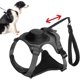 thumbnail image 1 of 2 en 1 ningún arnés del perro del tirón y correa de perro retractable, arnés reflexivo del perro del servicio, perro ajustable V, 1 of 5
