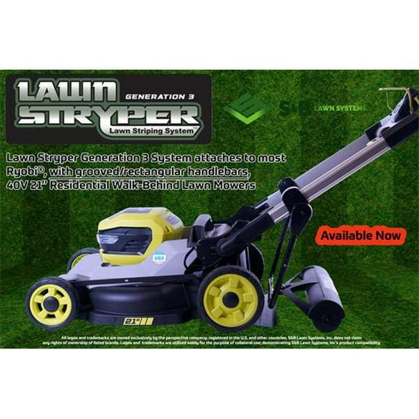 Lawn Stryper Generation 3 Lawn Striping System LMGN3RW 21 in., 40V