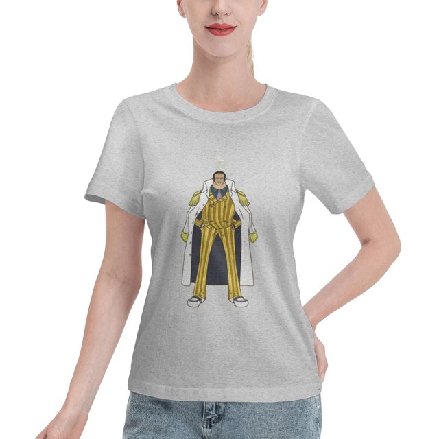 T-Shirt Basique à Manches Courtes pour Femmes une Pièce Jaune Singe