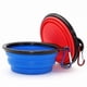 thumbnail image 2 of Collapsible Travel Bowls for Dogs and Cats, 2-Pack, 350ml, Blue & Red, 2 of 5