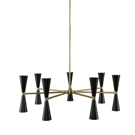 kalco lighting kalco milo 7-arm chandelier