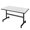 thumbnail image 1 of Regency MKFT4830WH Kobe 48 x 30 in. Flip Top Mobile Training Table - White, 1 of 1