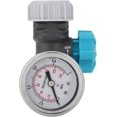 thumbnail image 1 of Válvula reductora de presión de agua ajustable con manómetro medidor de presión regulador de presión separador para riego de jardines de invernadero (hy), 1 of 5