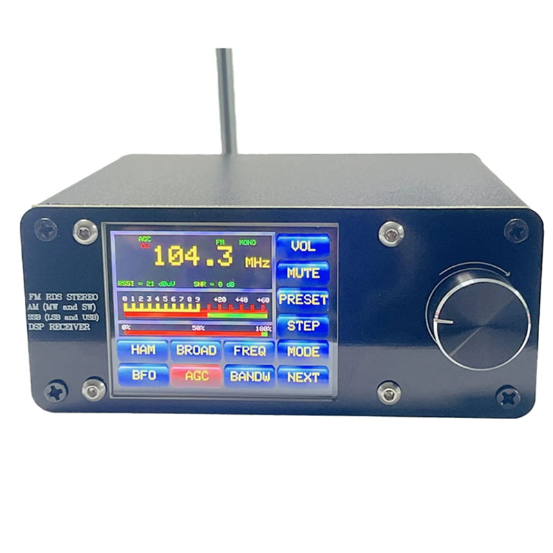SI4732 Full-Wave Band Radio Receiver FM LW MW SW SSB Support Broadcast Searching 2.4inc mj4178