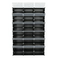 thumbnail image 6 of Hassch 12-Tier Portable Shoe Rack Organizer 36 Grids Tower Shelf Storage Cabinet for 72 Pair Shoes Heels, Boots, Slippers, Black, 6 of 8