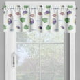 thumbnail image 2 of Ambesonne Cartoon Valance Pack of 2, Fish Colorful, 54"X18", White Multicolor, 2 of 5