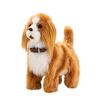 Cute Simulation Dog Can Walk , Wag Tail And Bark With Music, Electric Dog Decor ​​Plush Electric Pet Dog Induction Toy