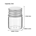 thumbnail image 2 of 24 mini botellas de vidrio, mini botellas de perfume, pequeñas botellas de muestra, viales diminutos para manualidades, 5 ml, 2 of 7