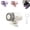 White, variant on 2026 360° Rotating Semi-Cooling Clip Fan - 199 Speeds & Semi-Cooling Technology, USB Rechargeable Personal Fan, Hands-Free Clip on Fan for Cars, Work, Camping