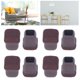 thumbnail image 5 of Cubierta Para Patas De Muebles, Protector De Tapas Para Patas De Mesa, TPE Cuadrado Marrón Para El Hogar, 5 of 7