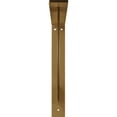 thumbnail image 3 of Ekena Millwork 2"W x 14"D x 14"H Bulwark Steel Bracket, Hammered Gold, 3 of 12