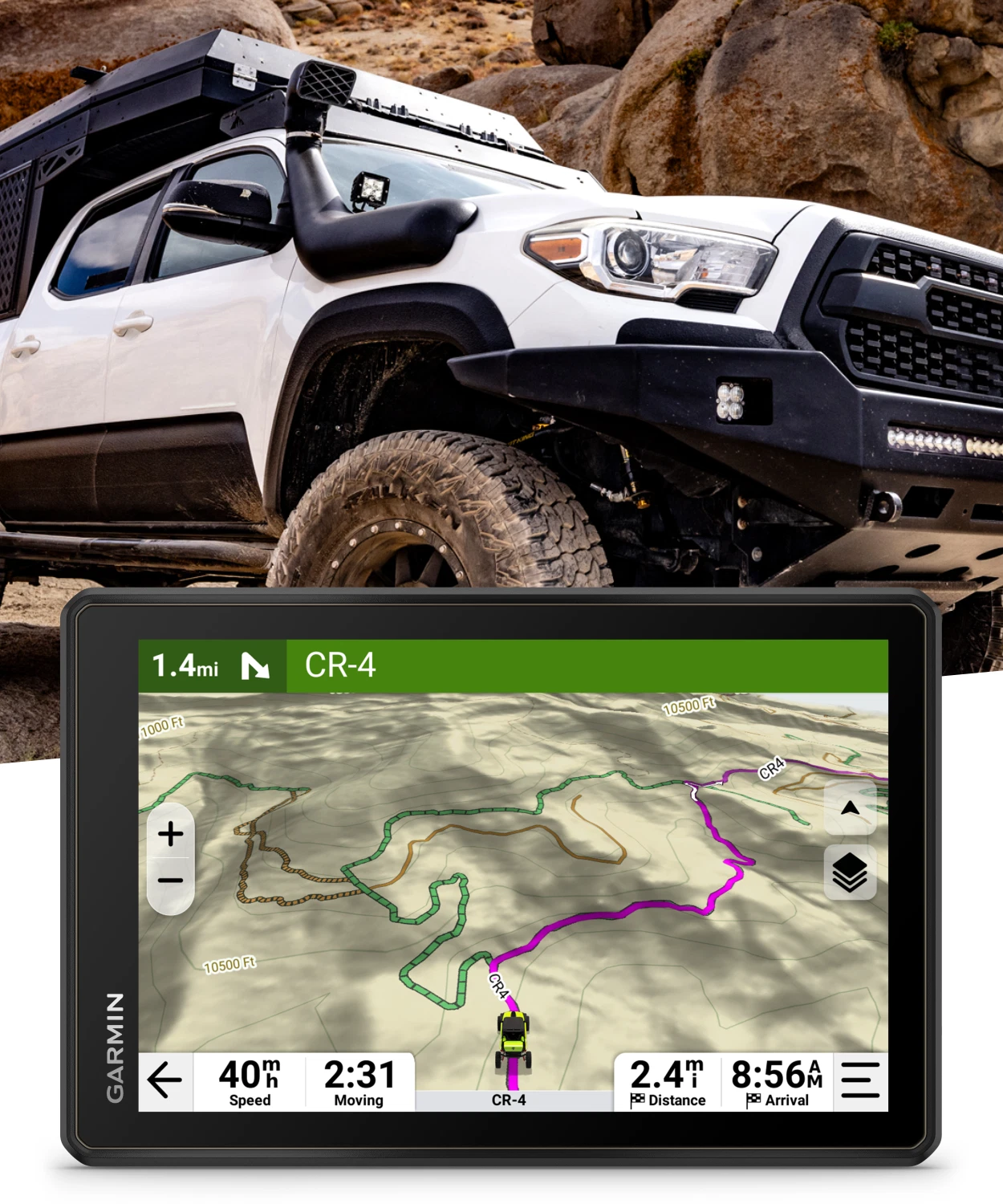 Garmin Tread® 2 - Overland Edition, Rugged 8-inch All-Terrain Navigator for Off-The-Grid Travels