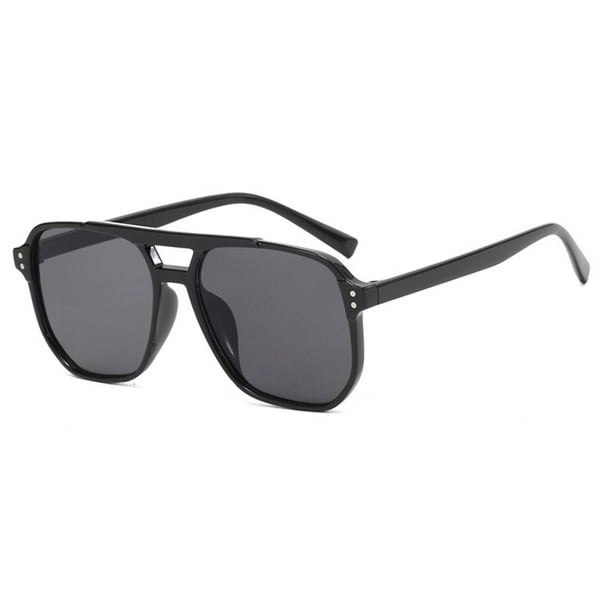Gafas de sol retro cuadradas para hombre y mujer, gafas de moda con montura elegante para un look moderno