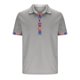 thumbnail image 5 of Blusa y camisa de manga corta con cuello vuelto para hombre, informal, de verano, de poliéster, con cuello vuelto y retazos., 5 of 6