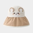 thumbnail image 2 of TAIAOJING Kids Sun Hat For Boys Girls Summer Outdoor Play Wide Brim Lightweight Breathable Adjustable Toddler Sun Cap Cute 3-8Y, 2 of 3