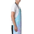 thumbnail image 3 of Pofeuu Fantasy Gradient Print Waterproof Apron with Pockets Adjustable Cooking Aprons Kitchen Bib for Baking Household Cleaning, 3 of 8
