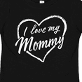 thumbnail image 4 of Inktastic I Love My Mommy in White Chalk Heart Boys or Girls Toddler T-Shirt, 4 of 5